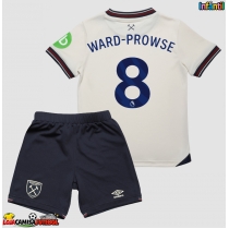 Camisa de Futebol West Ham United James Ward-Prowse #8 Equipamento Secundário Infantil 2025-26 Manga Curta (+ Calças curtas)